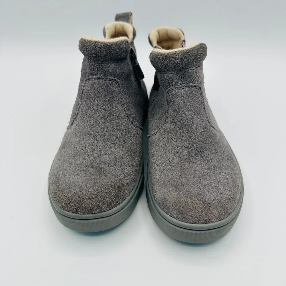 UGG Hamden II Toddler Chelsea Boots‎ Slip On Zipper Gray Multi Size 12